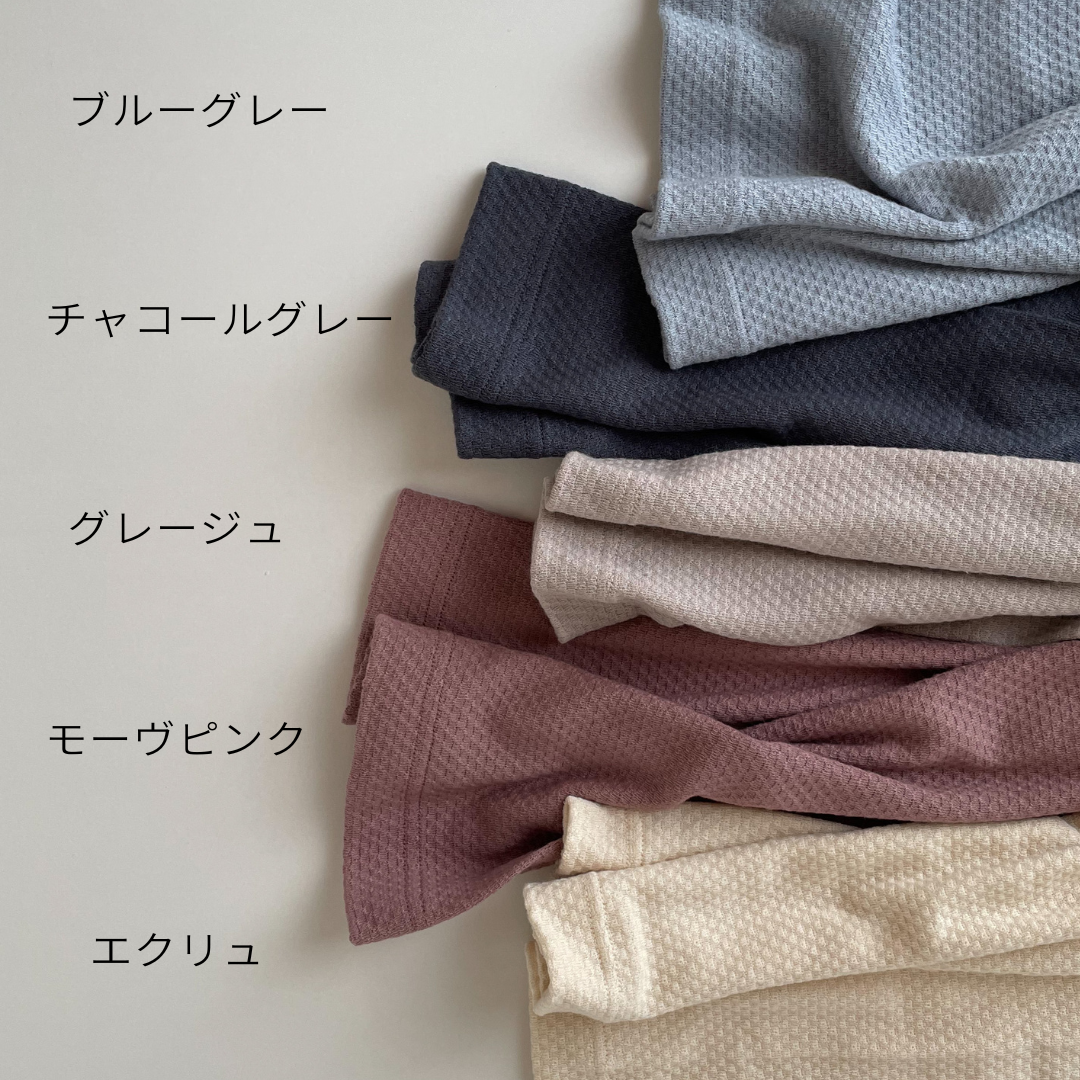 スーピマワッフルハーフレングスハラマキパンツ waffle haramaki ワッフルハラマキ