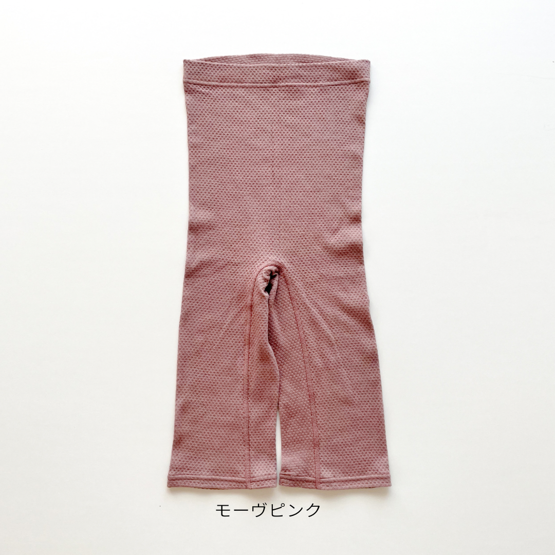 スーピマワッフルハーフレングスハラマキパンツ