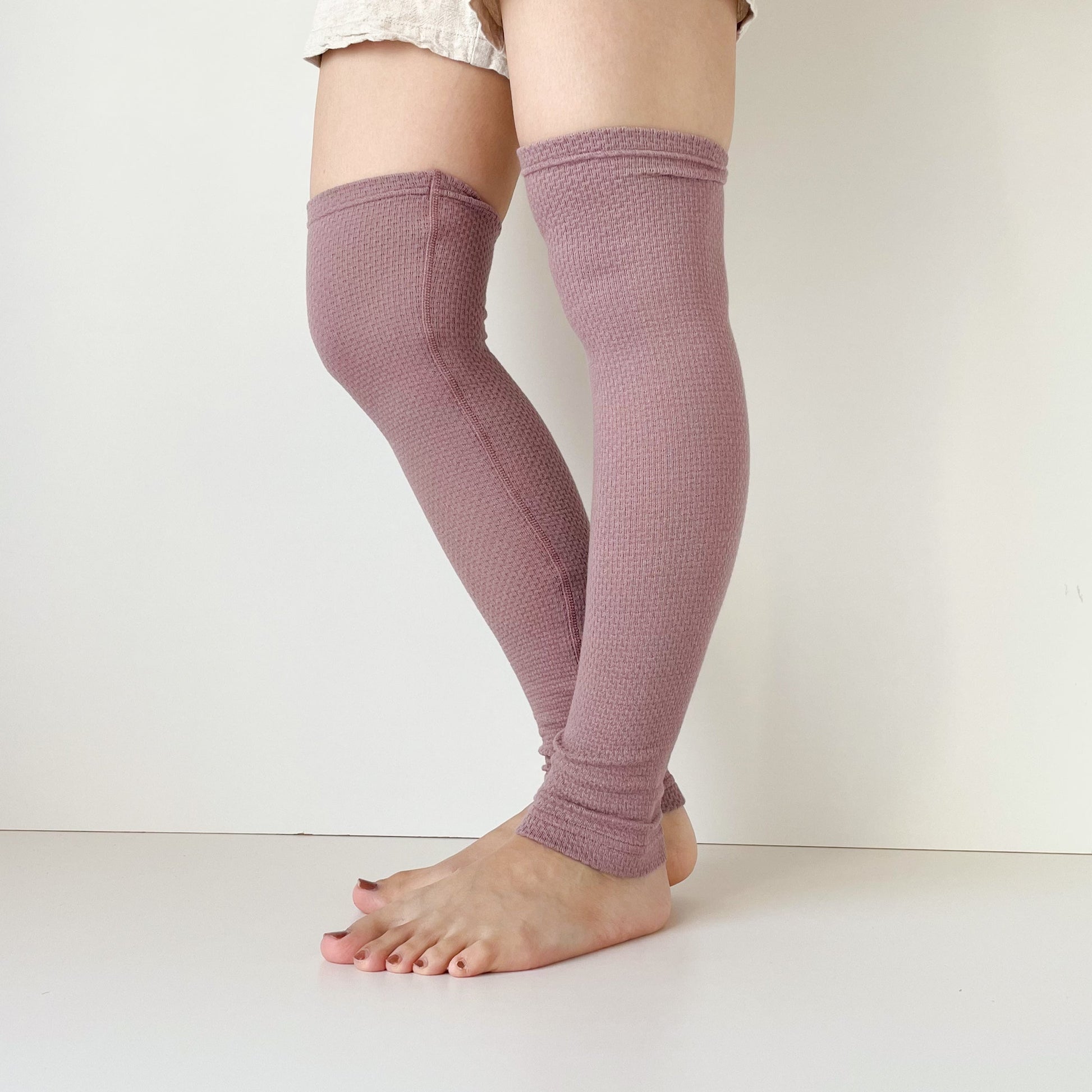 ワッフルレッグウォーマーロング waffle haramaki ワッフルハラマキ