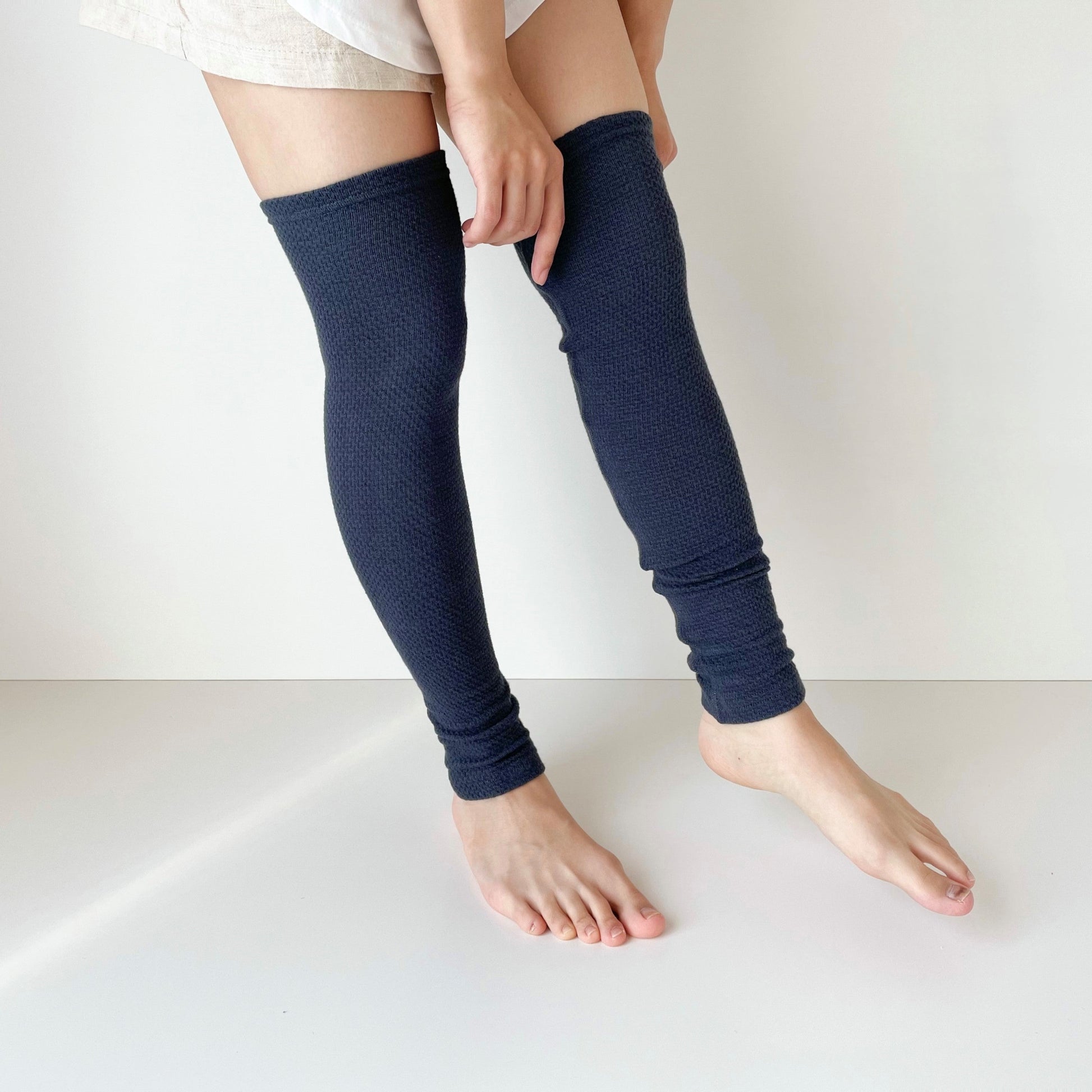 ワッフルレッグウォーマーロング waffle haramaki ワッフルハラマキ