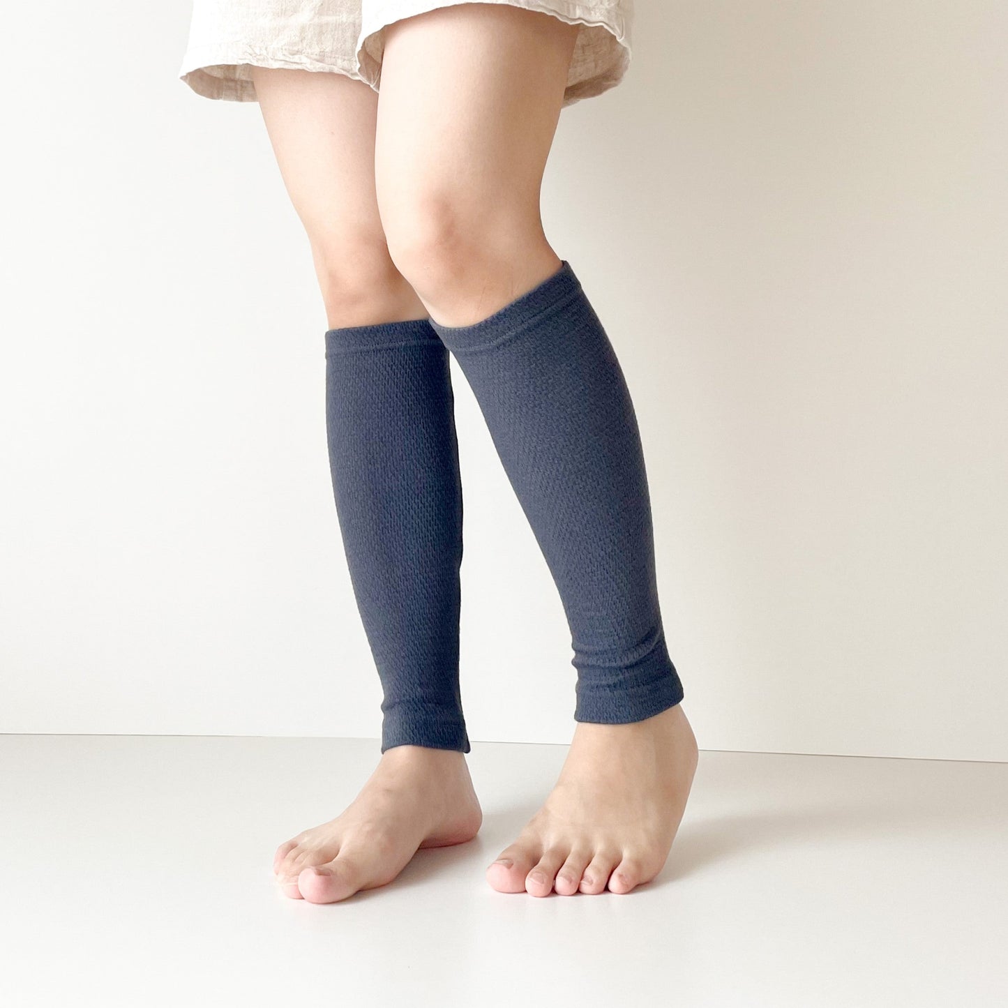 スフレワッフルレッグウォーマー