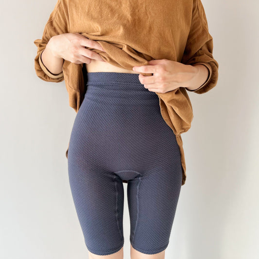 スーピマワッフルハーフレングスハラマキパンツ waffle haramaki ワッフルハラマキ